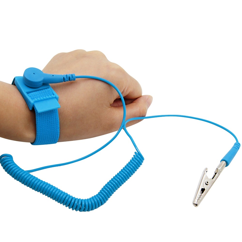 Hot Anti Static ESD Adjustable Wrist Strap electronic Discharge Band Ground Fq 