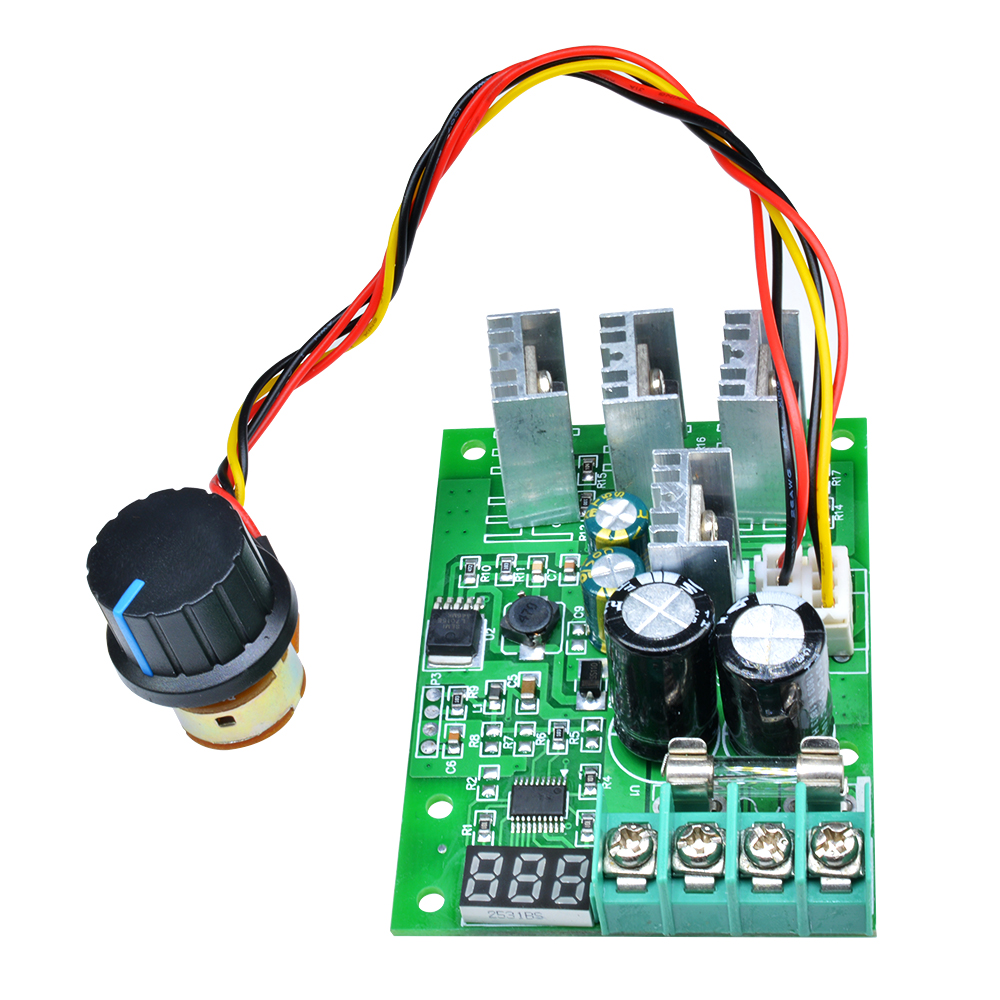 Display 30A DC6-60V PWM Motor Speed Controller Module Dimmer Current Regulator 