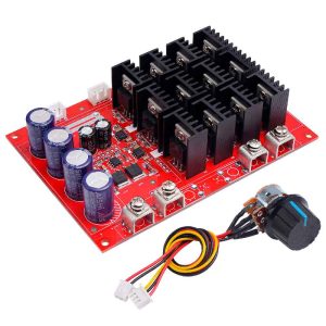 Universal 10-50V 60A 3000W PWM DC Motor Speed Control Controller Board New 