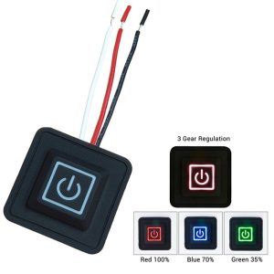 3.7~12V Heated Vest Pants Gloves Electirc Heating Waistband DIY Temperature Controllers Rheostat Switch Silicone Button Switches