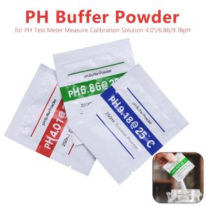 3pcs/lot PH Buffer Solution Powder Measure Calibration Solution Point ph4.00/ 6.86 /9.18 For PH Test Meter
