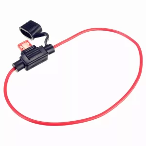Line Fuse Holders 10A Waterproof Power Socket Mini Blade Type In Cover 35cm 0.82mm Copper Cable 18th Line