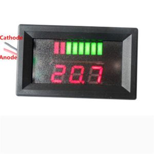 12V ACID Red Lead Battery Capacity Indicator Charge Level Lead-acid LED Tester Voltmeter