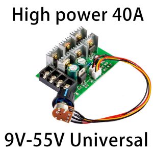 DC 9-55V 40A 2000W PWM DC Motor Speed Controller 12V DC Motor Pump Speed Regulator High Power Speed Controller Motor Driver
