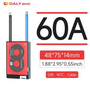 DALY HARDWARE BMS with NTC Lifepo4 4S 12V 60A LFP