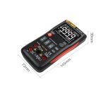 Accreate ANENG Q1 True-RMS Digital Multimeter Button 9999 Counts with Analog Bar Graph XI(Not Including Battery)(FFF2142)
