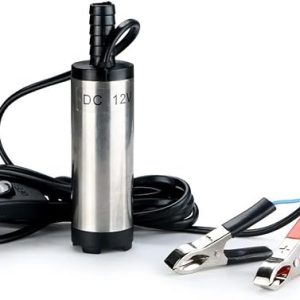 12V 38mm Stainless Steel Submersible Pump Water Oil Diesel Fuel Transfer Pump for Car Oil Liquid Diesel Fuel Water Pump Transfer Pump 12V Water Pump