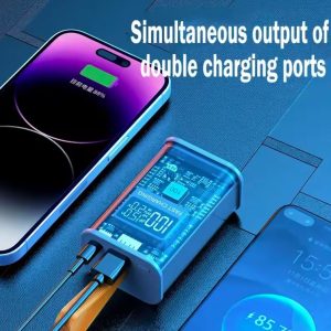 DIY Portable Power Bank Box 21700 Battery Charger PD22.5W Fast Charging 10000mAh Polymer Battery Case for On-the-Go Charging