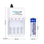 AA/AAA Rechargeable Battery Anti-oxidation High Capacity Large Battery Capacity Smart Battery Charger Set for Toys