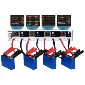 YPSDZ-0550-4 4 channel 5V50A lithium battery capacity tester charge discharge detector battery pack Voltage balancing instrument