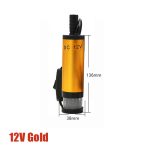 Portable Mini 12V DC Electric Submersible Pump For Pumping Diesel Oil Water Aluminum Alloy Shell 12L/min Fuel Transfer Pump
