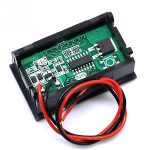 2 in 1 Battery Capacity Voltage Meter - 12V to 72V Waterproof Battery Monitor