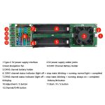 18650 Lithium Battery Capacity Tester Internal Resistance Detector Type-C Dual Channel Capacity Internal Resistance Measurement
