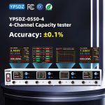 YPSDZ-0550-4 4 channel 5V50A lithium battery capacity tester charge discharge detector battery pack Voltage balancing instrument