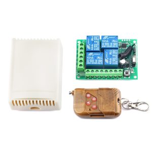 433MHz 315MHz Wireless Remote Control Switch DC12V 4CH Relay Receiver Module RF Switch for Gate Garage Opener various