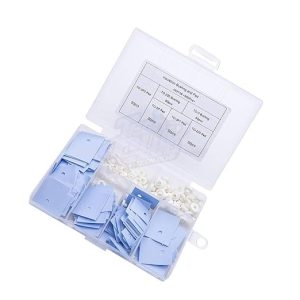 300Pcs/set TO-220 to-3 Bushing Transistor Insulation Pads Silicone Heatsink Shim Washer for Home Electrical Appliance