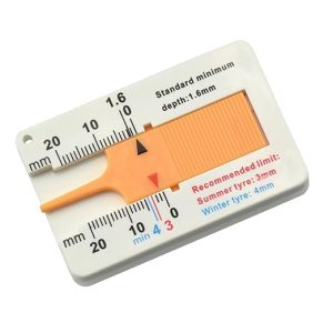Tyre Tread Depth Gauge Tyre Depth Car Van Wheel 20mm Measuring Gauge Tool