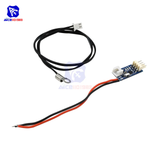 Diymore 4 Wire PWM PC CPU Fan Temperature Speed Controller Governor Automatic Shutdown Module with Sensor Probe DC 12V