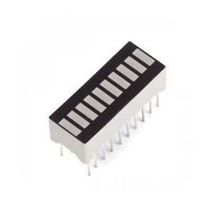 RED 10 Digits Battery Indicator LED Bar Graph Red 10 Segments LED Display Light 25x10x7mm For Batteries Indicators Light Electronics Circuitry & Parts