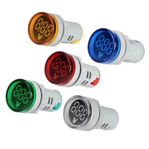AC DIGITAL VOLT METER Round AC 60-500v