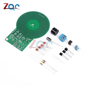 JS-60 DIY Kit Metal Detector Kit Electronic Kit DC 3V-5V 60mm Non-contact Sensor Board Module DIY Electronic Part Metal Detector