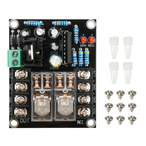 UPC1237 AC 12-18V Speaker Protection Board Dual Parallel Relay 300Wx2 with LED for Audio Amplifier Systems