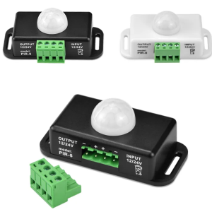 DC12V 24V Infrared Human Body Sensor Automatic Adjustable PIR Motion Sensor Switch IR Infrared Detector Light Switch Module