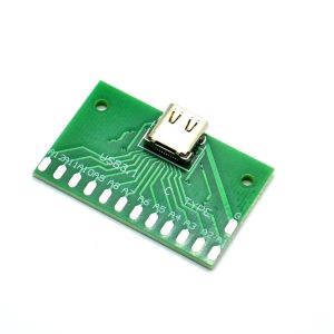 TYPE-C 3.1 with PCB board 24P female test board with wiring solder joints