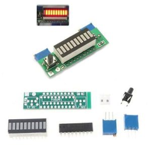 Diy Kits LM3914 3.7V Lithium Battery Capacity Indicator Module Tester LED Board