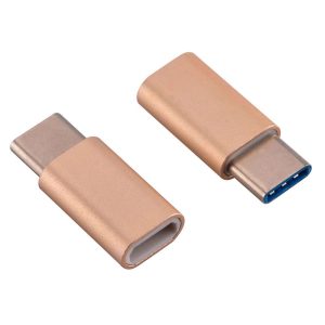 5 pcs micro usb female to type c male converter
